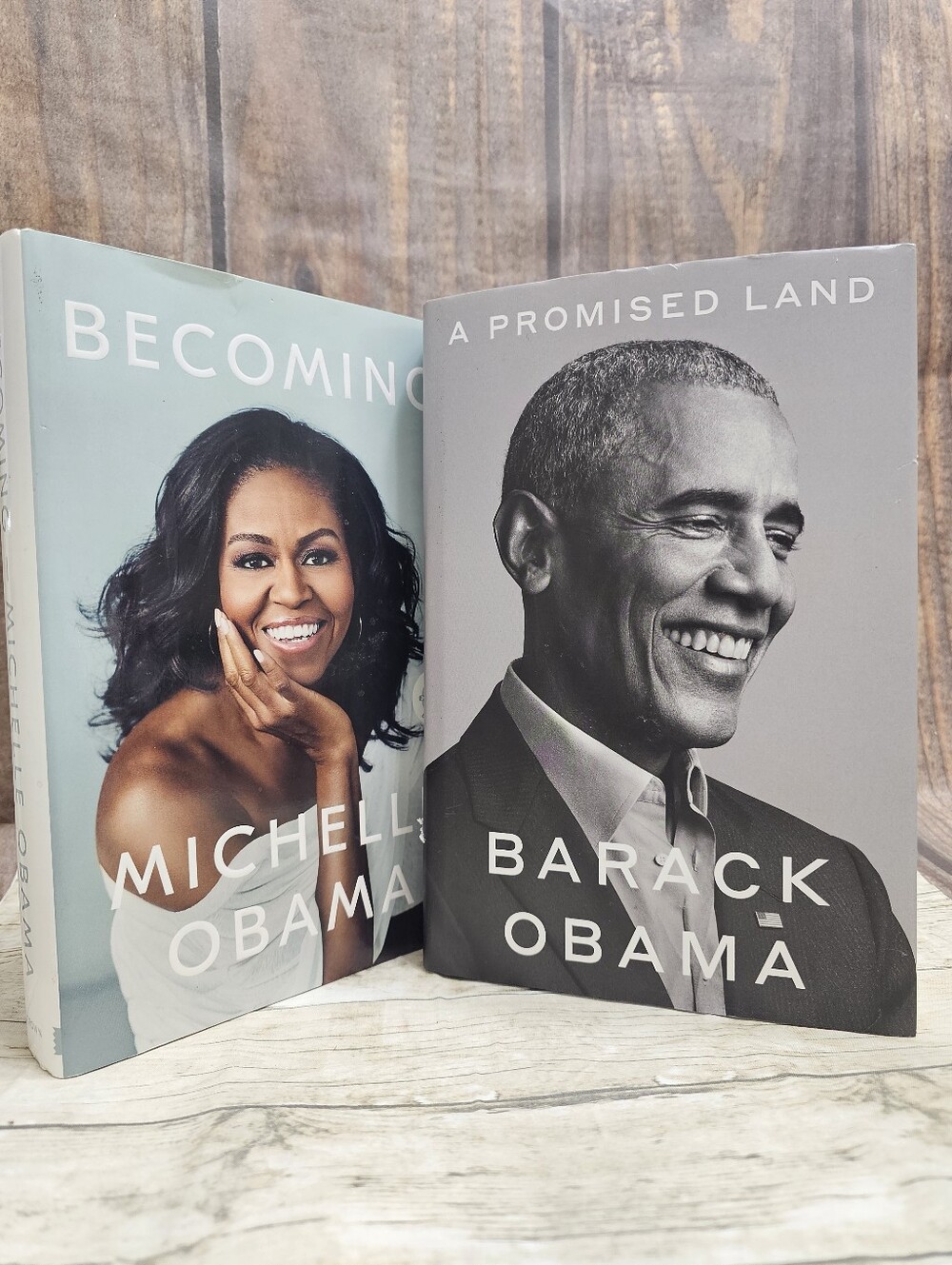 Obama Hardcover Set - Becoming By Michelle Obama and A Promised Land By Barack
